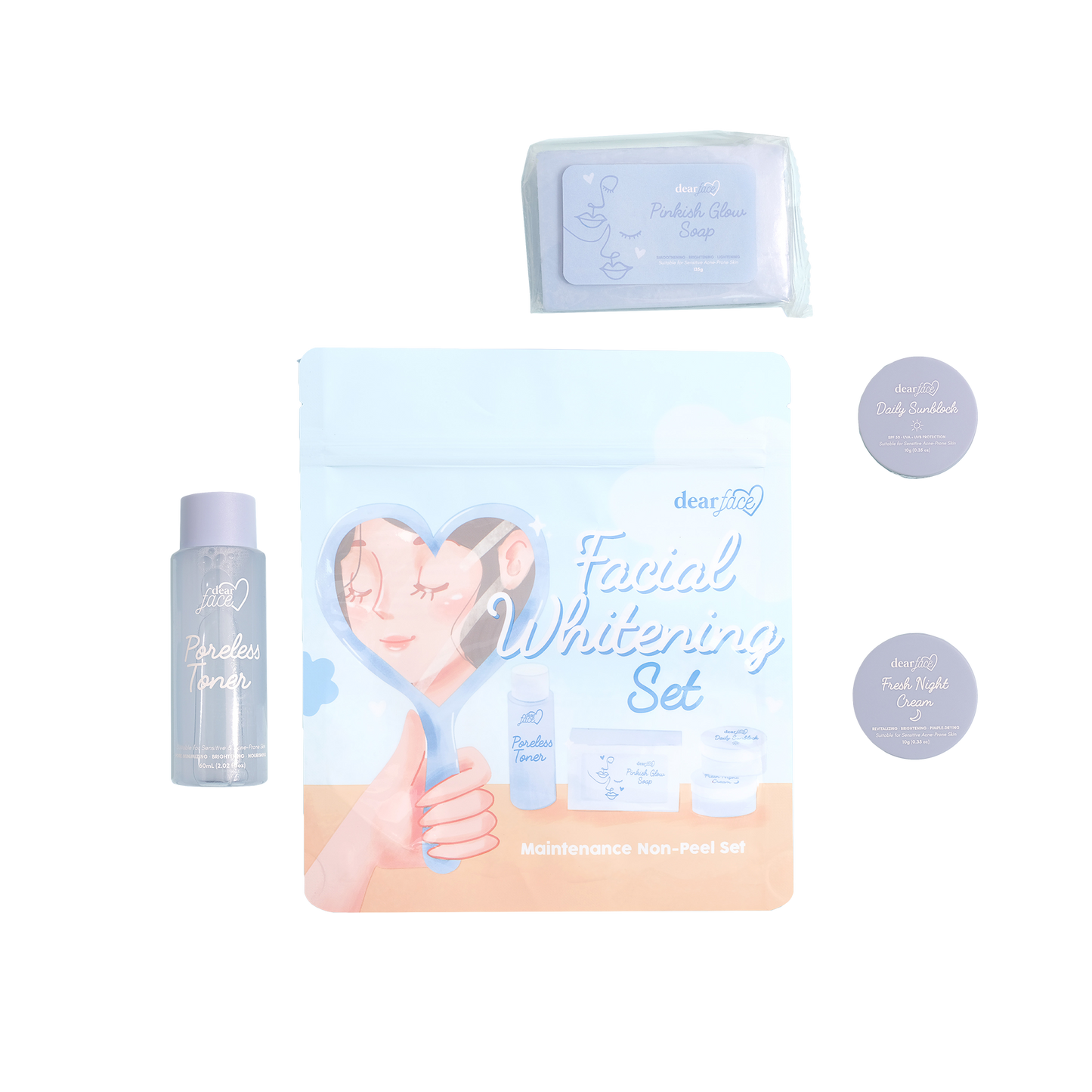 Dear Face Facial Whitening Set