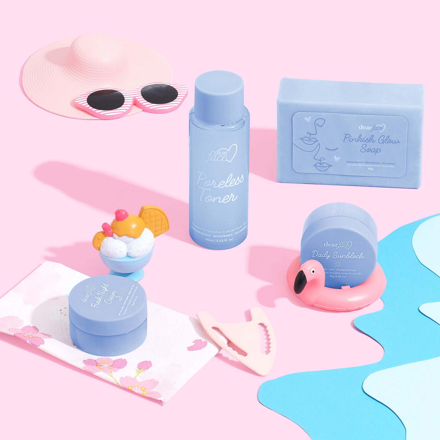 Dear Face Facial Whitening Set