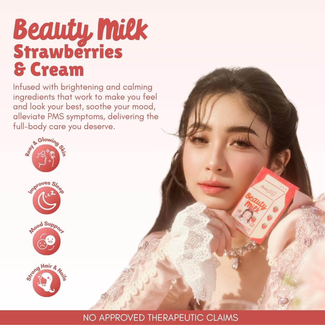 Beauty Milk Strawberries & Cream