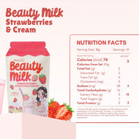 Beauty Milk Strawberries & Cream