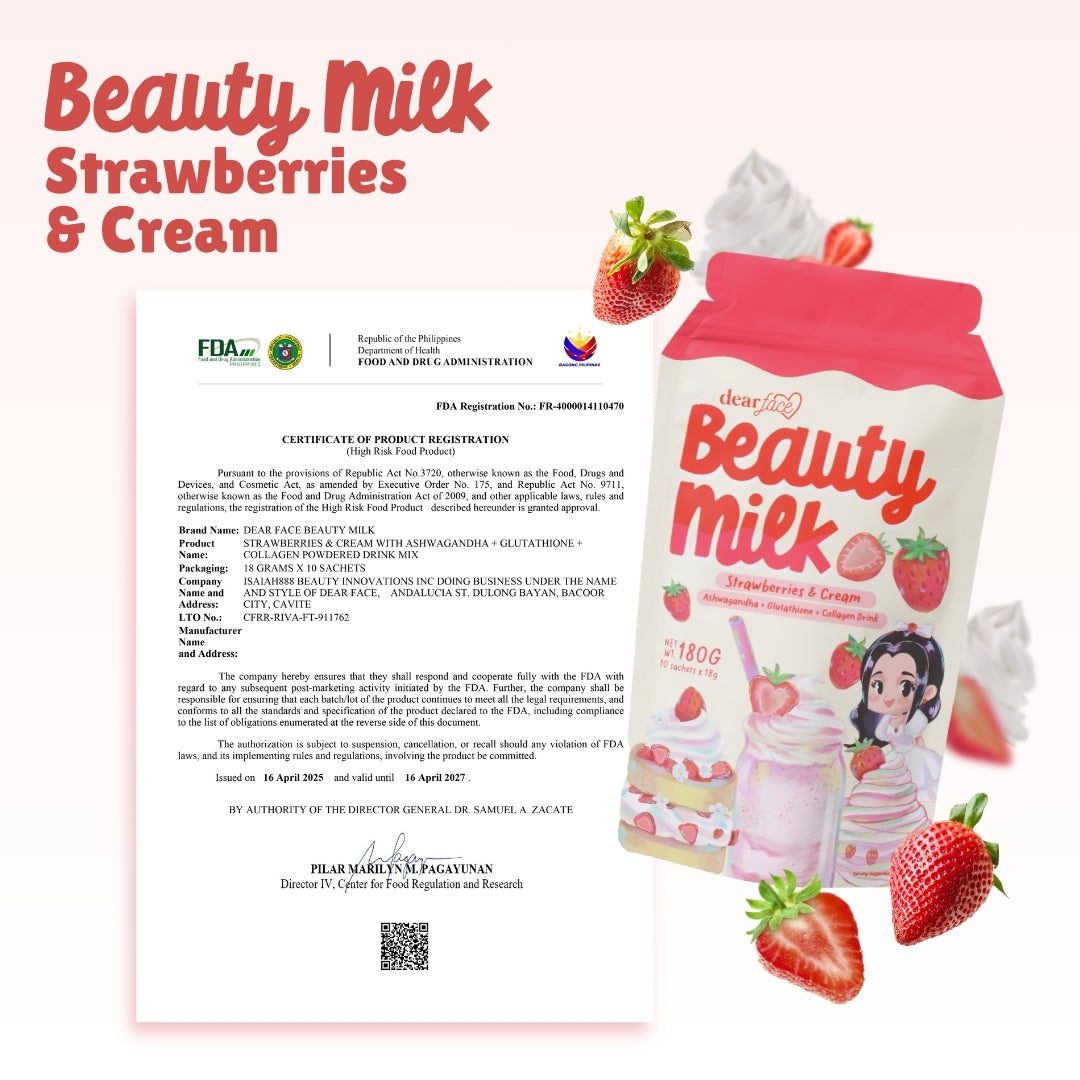 Beauty Milk Strawberries & Cream