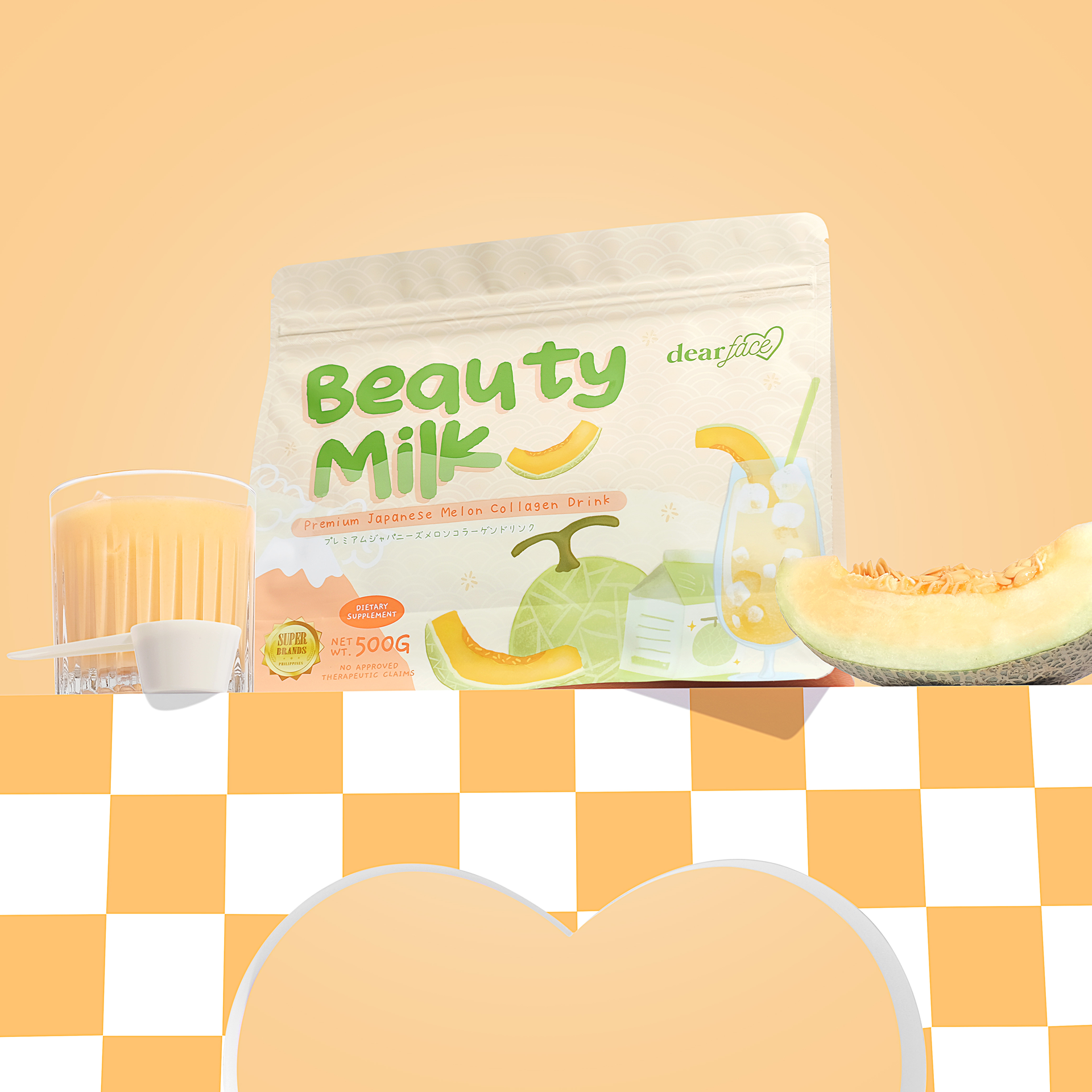 Dear Face Beauty Milk Melon 500g