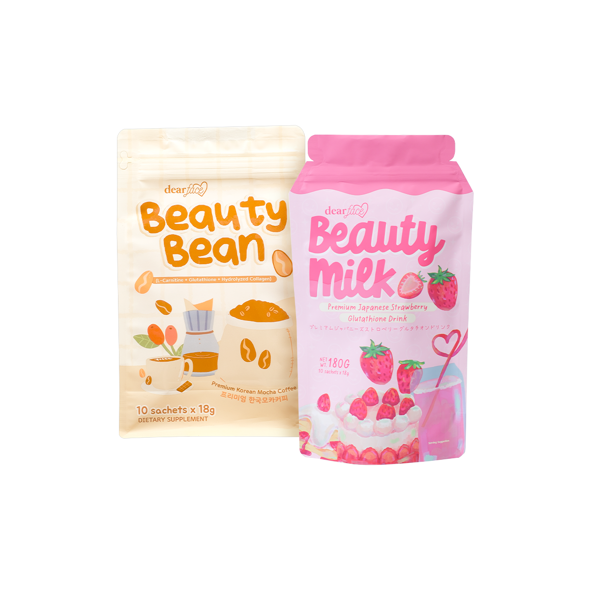 Beauty Milk Bright & Bold Duo