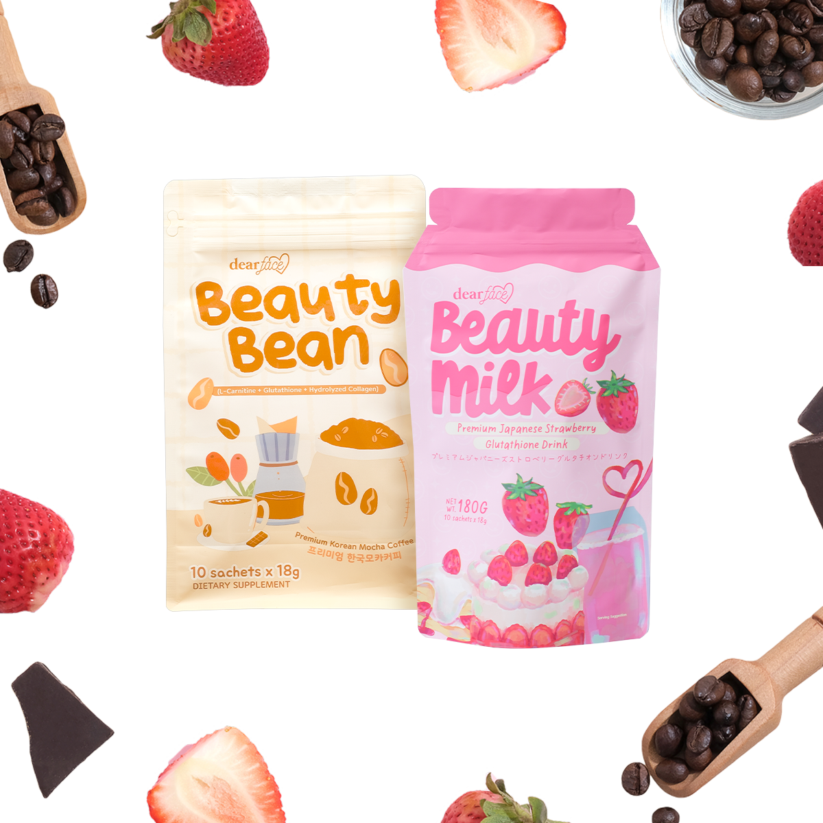 Beauty Milk Bright & Bold Duo