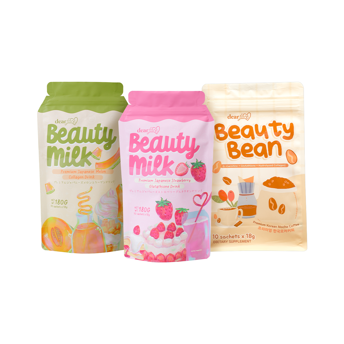 Beauty Milk All-Day Glow Trio