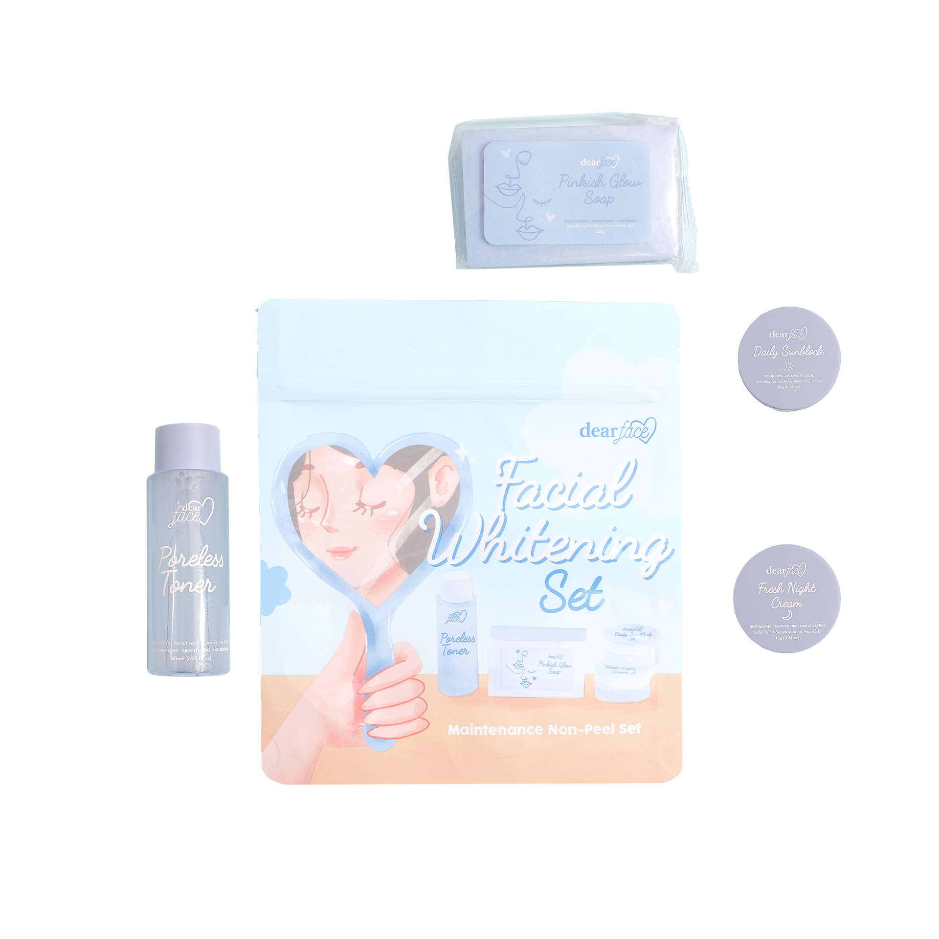 Dear Face Facial Whitening Set