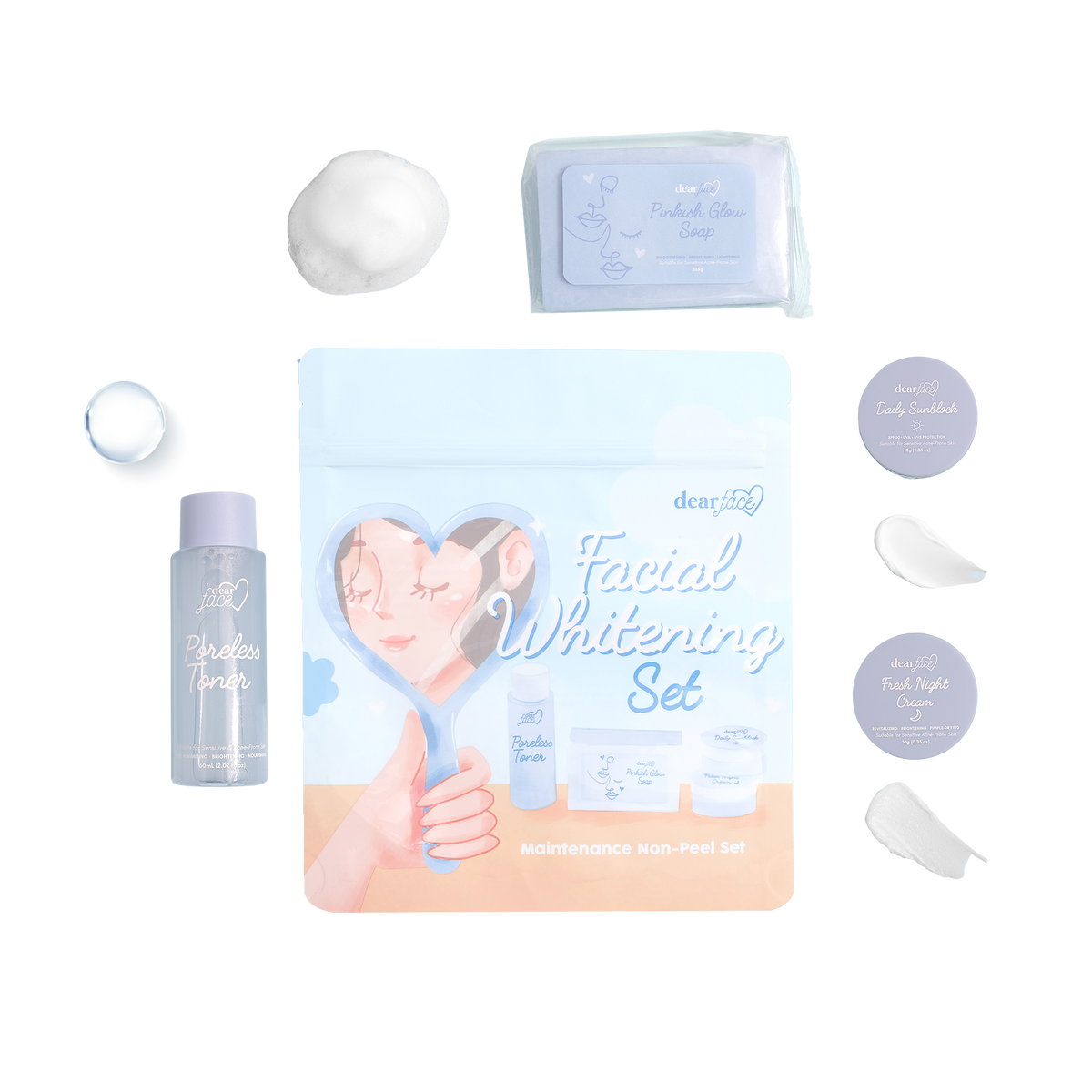 Dear Face Facial Whitening Set