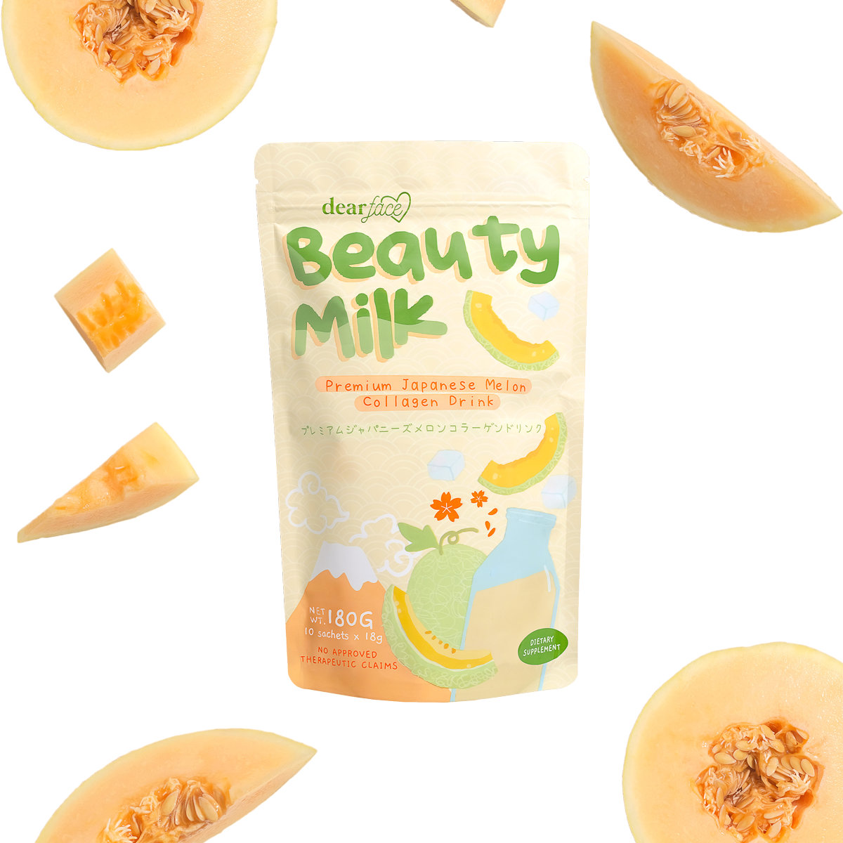 Dear Face Beauty Milk Melon