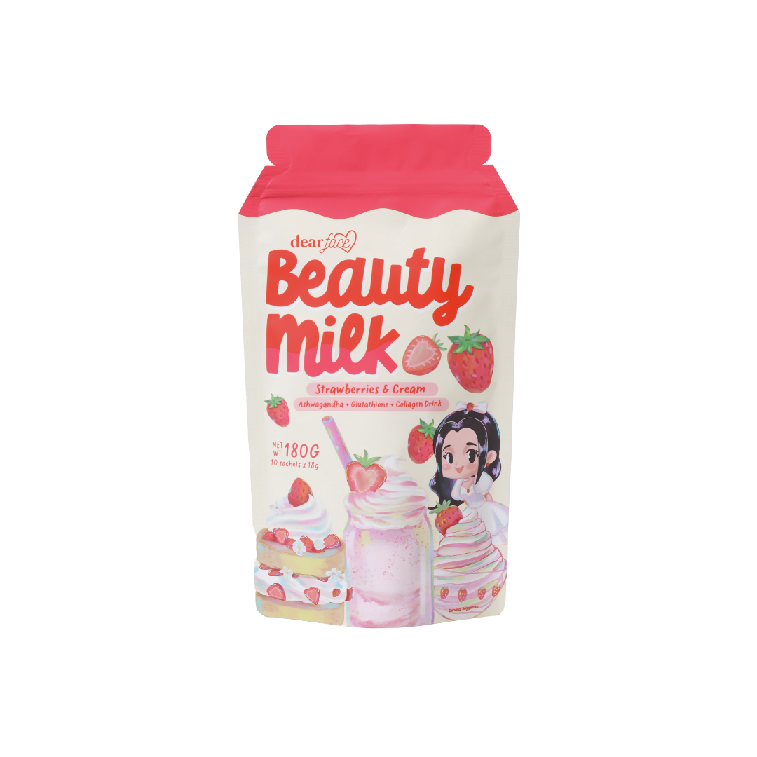 Beauty Milk Strawberries & Cream