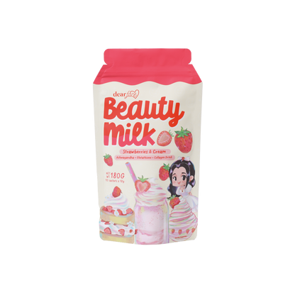 Beauty Milk Strawberries & Cream
