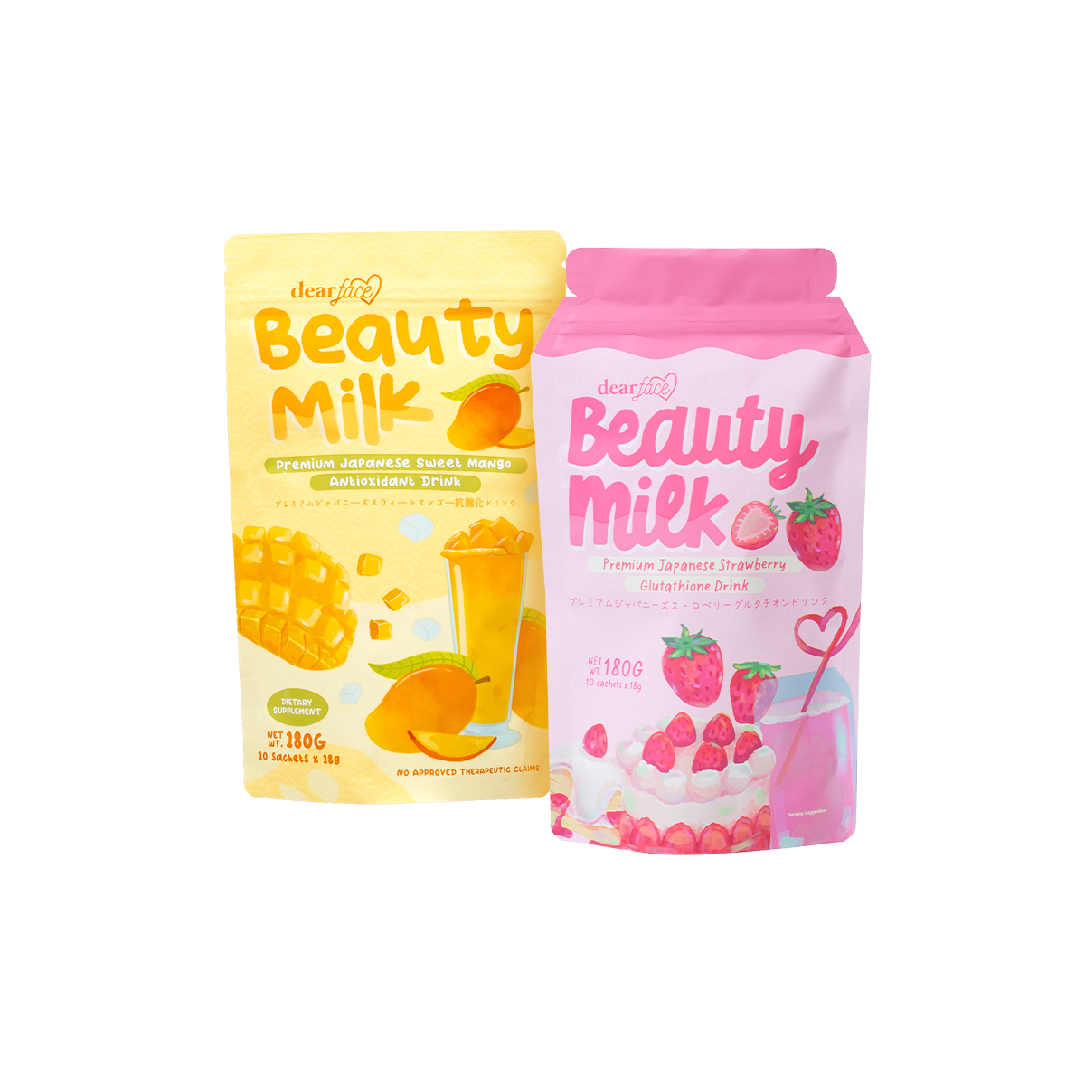 Beauty Milk Tropical Glow Duo