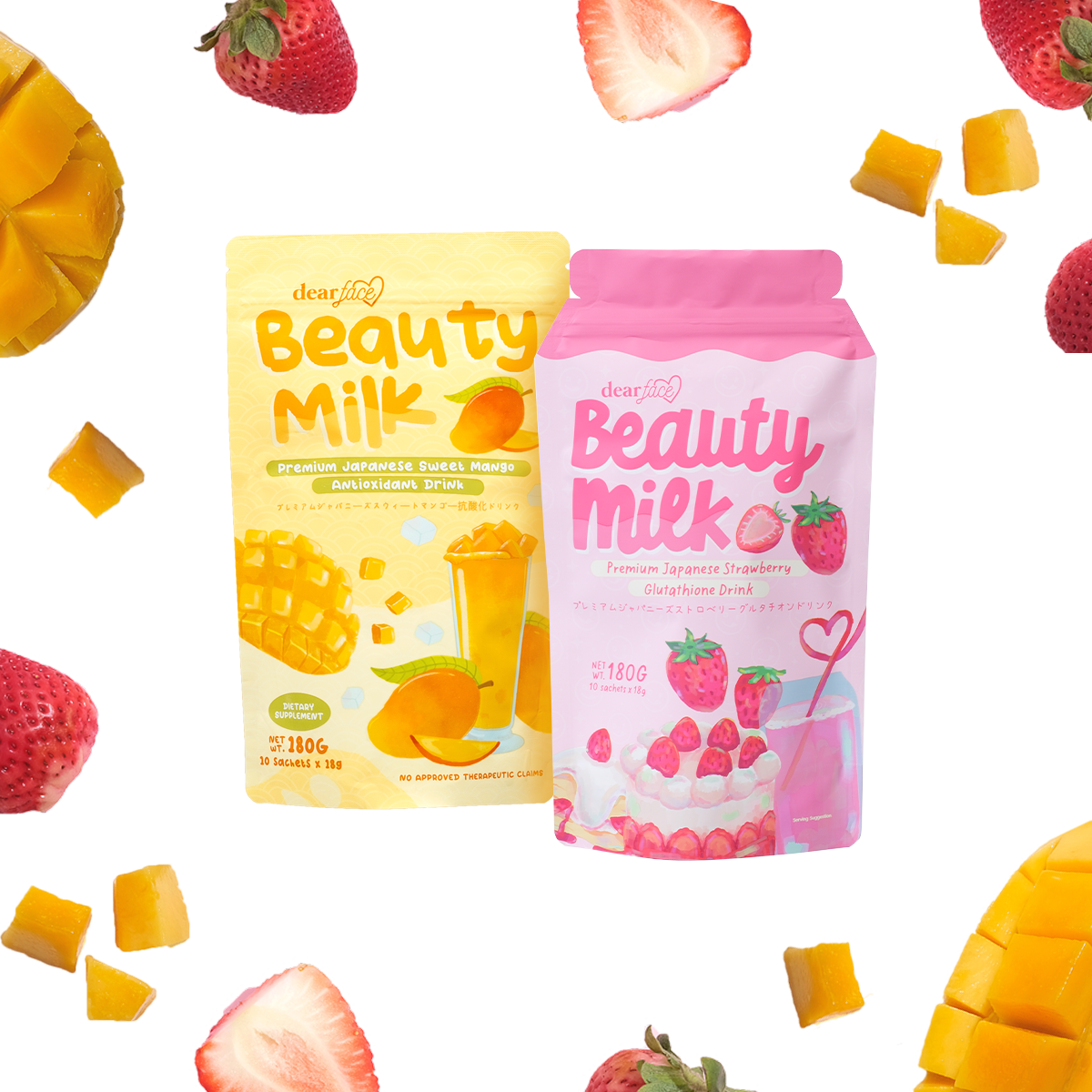 Beauty Milk Tropical Glow Duo