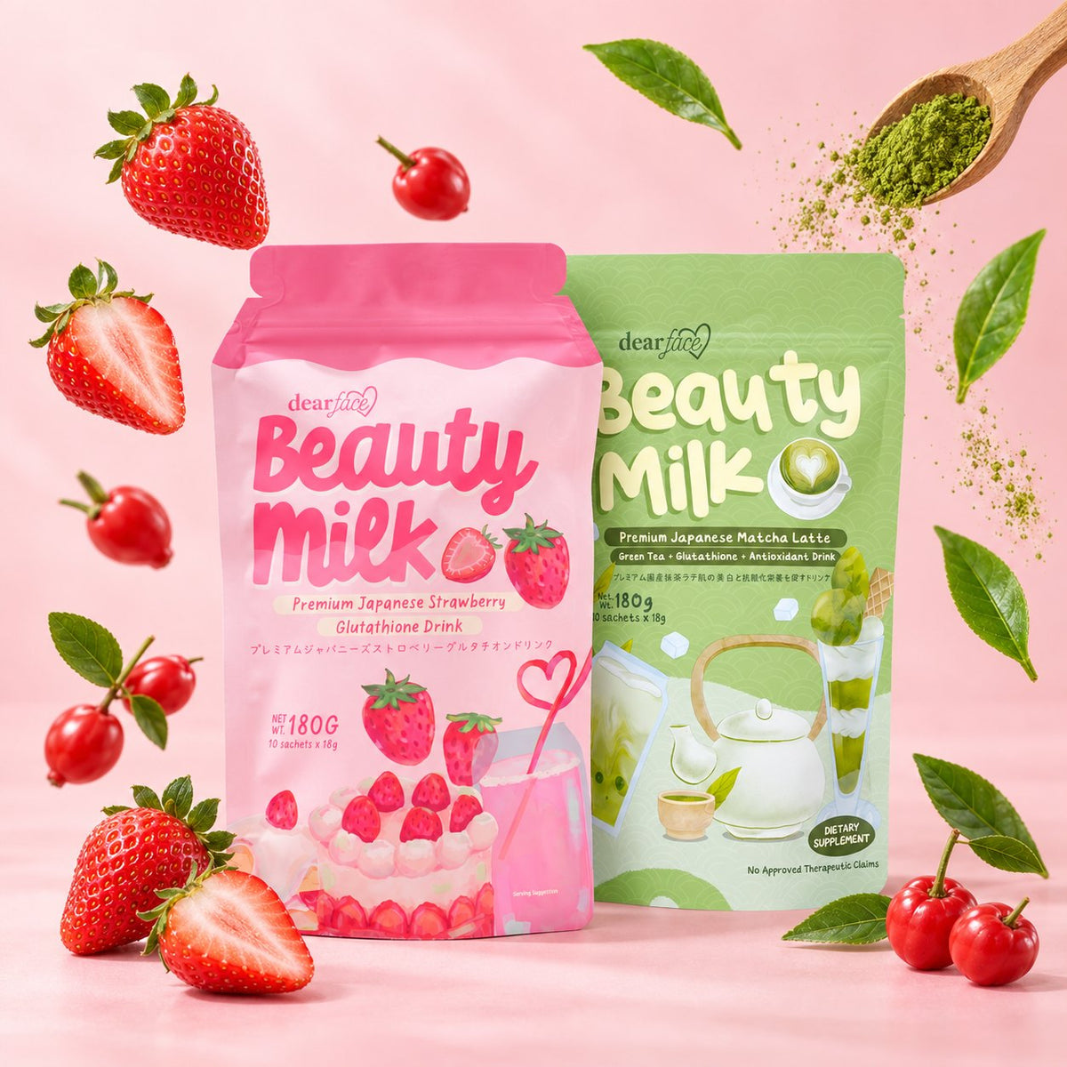 Dear Face beauty milk active skin duo ingredients