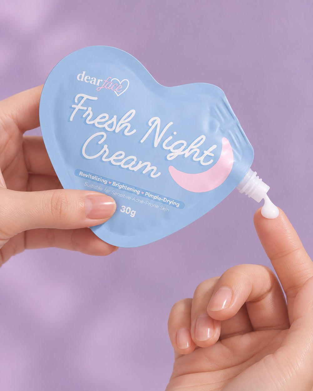Dear Face fresh night cream 50g how to use step 2