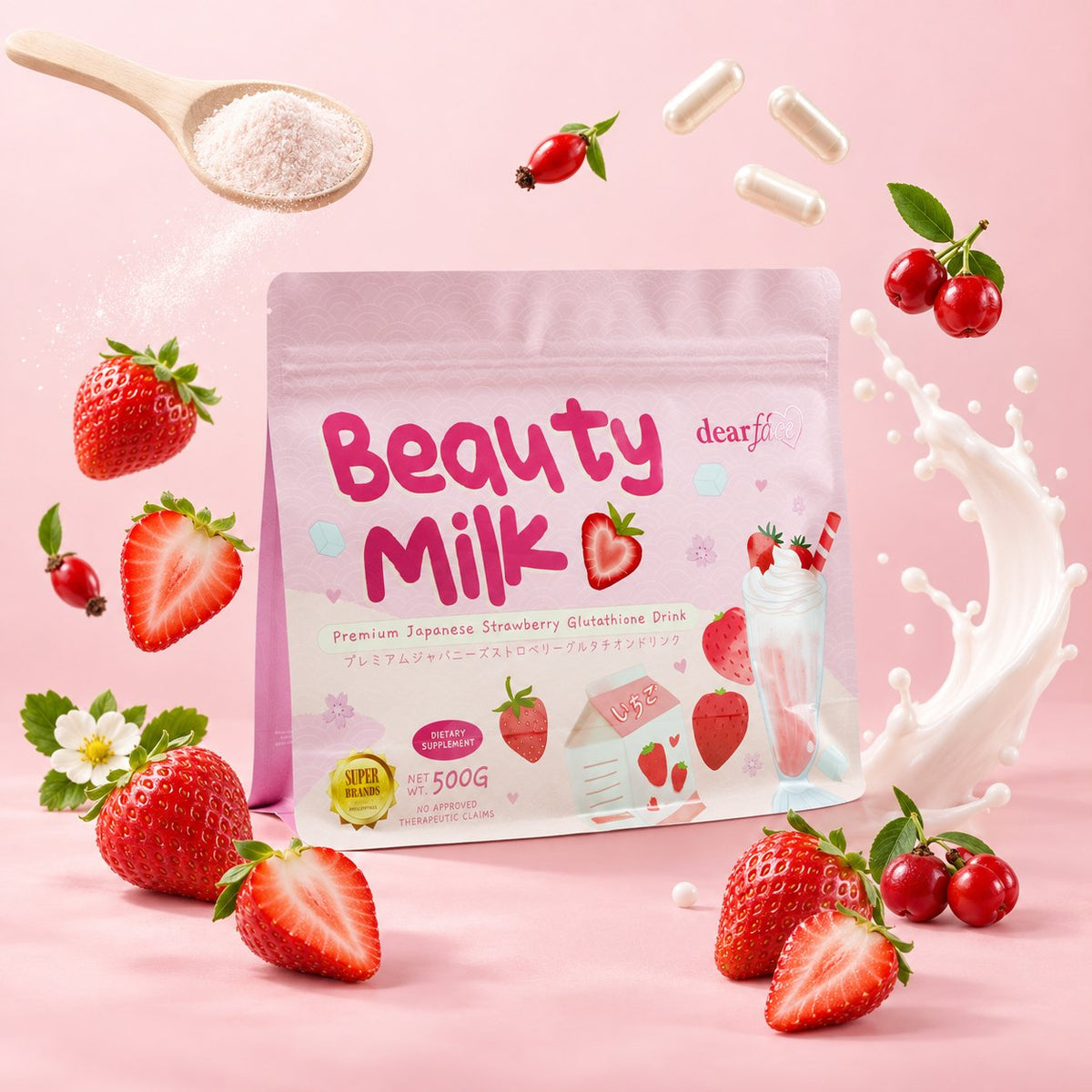 Dear Face ichigo 500g ingredients