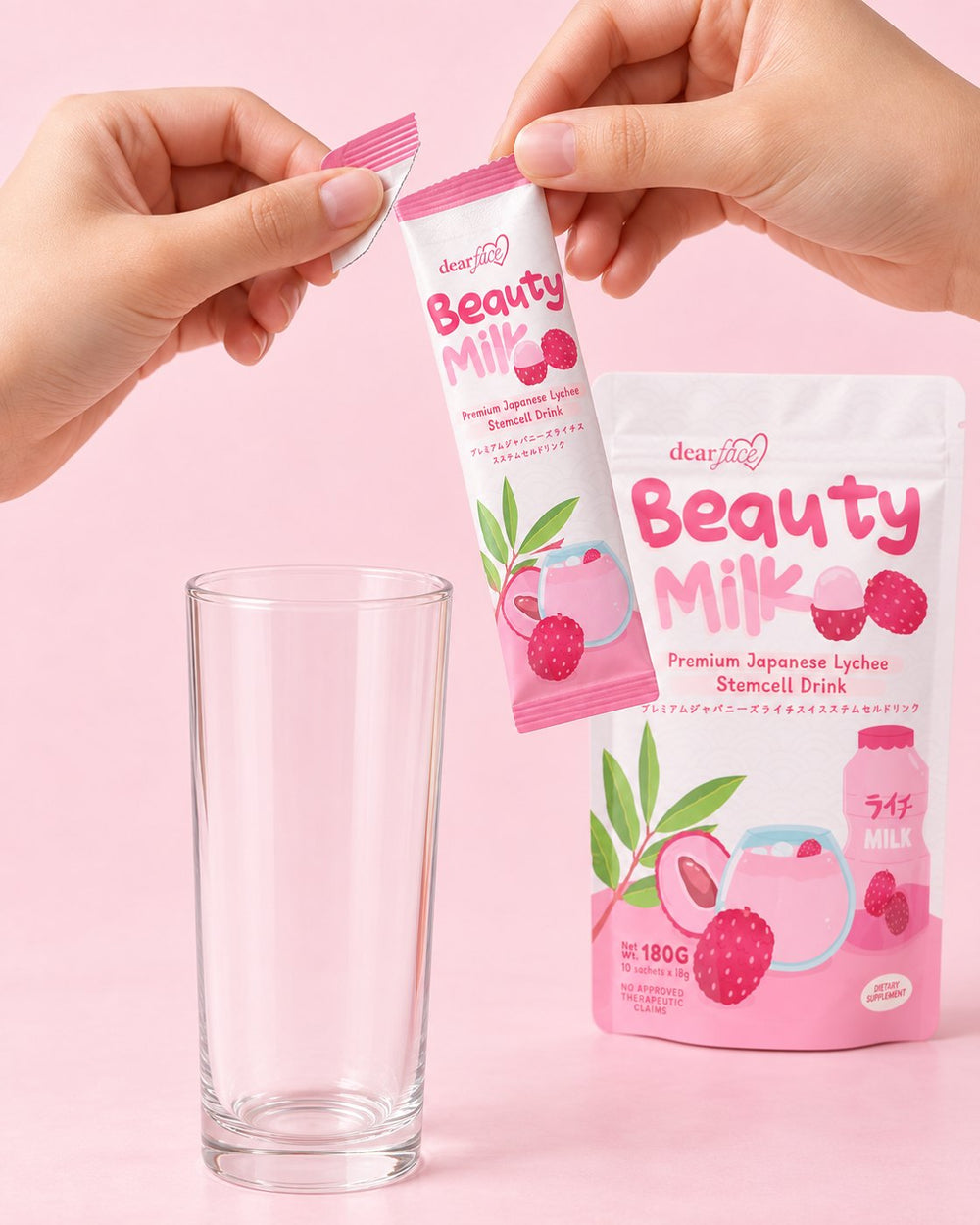 Dear Face lychee how to use step 1