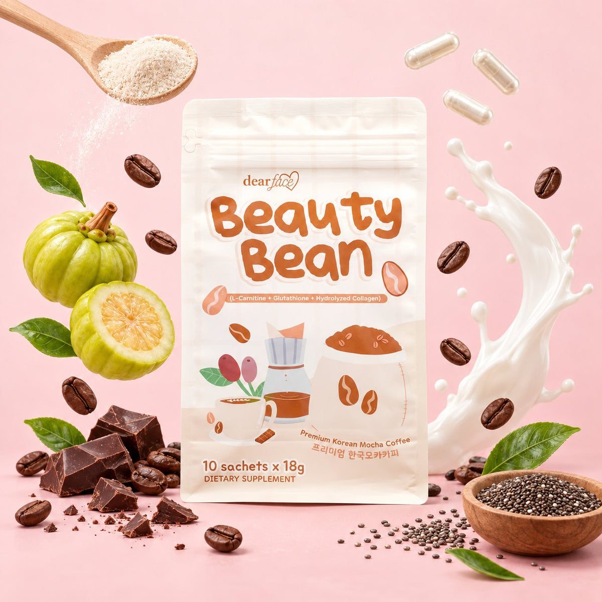 Dear Face mocha ingredients