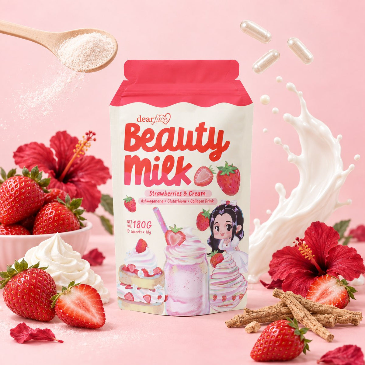 Dear Face strawberries cream ingredients